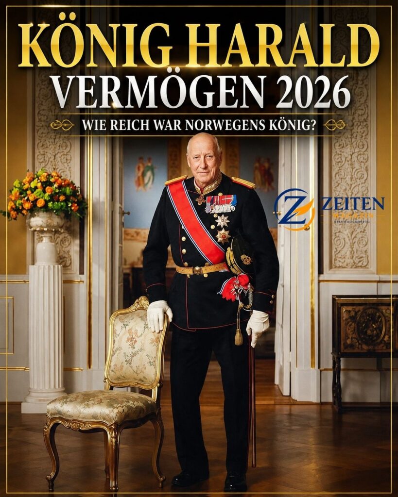 König Harald Vermögen 2026